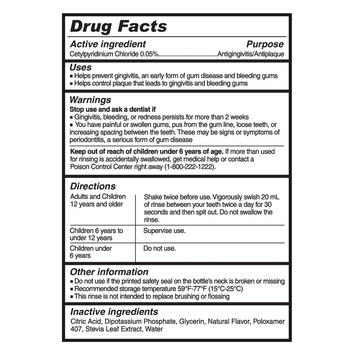 Gum Shield Mouthwash, 20 Fl oz