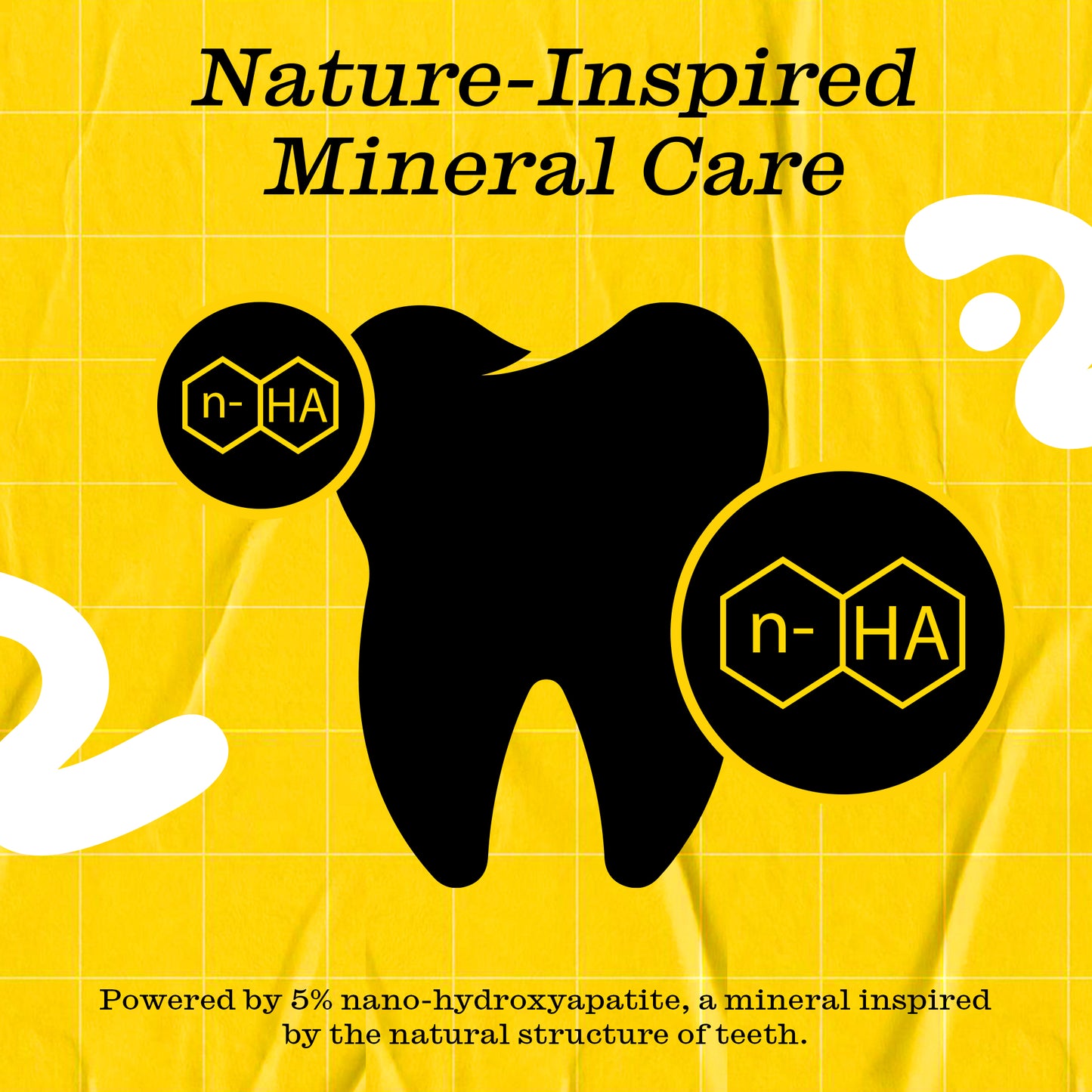 Happy Mint Whitening Toothpaste with 5% Nano-Hydoxapatite - Fluoride-Free & Peroxide-Free, 3.4 oz