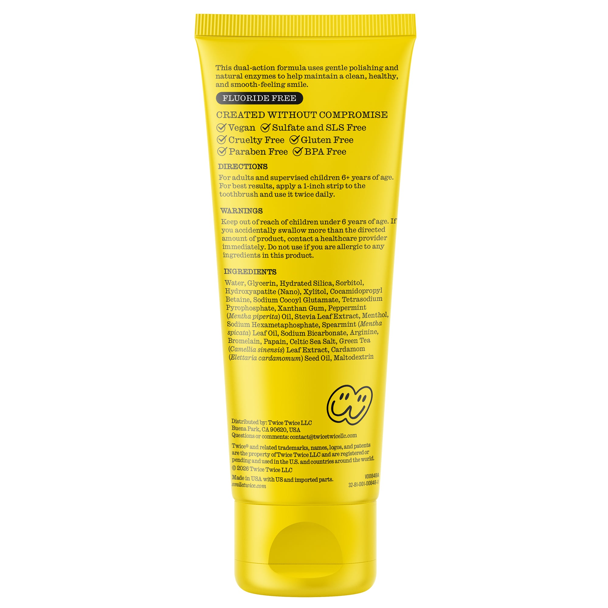 Happy Mint Whitening Toothpaste with 5% Nano-Hydoxapatite