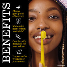 Extra Soft Toothbrushes, Plant-Based, Gum Friendly, TSA approved – 2 Pack