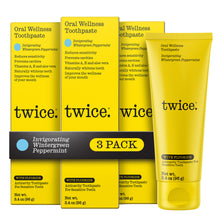Fluoride Toothpaste with Wintergreen & Peppermint – Fresh Breath & Cavity Protection - 3 Pack